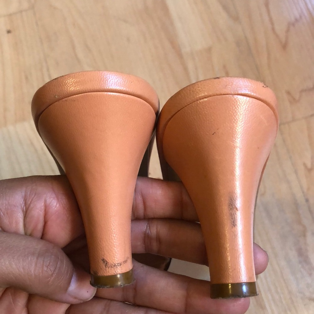 Marc Jacobs Peach Polka Dot Mules Or Slides - image 3